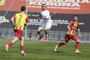 23.04.2023. Kielce. Mecz Korona Kielce - Zagłębie Lubin. / Fot. Jarosław Kubalski - Radio Kielce