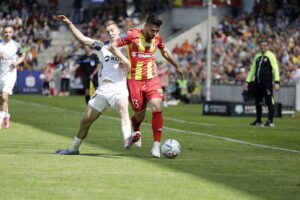 23.04.2023. Kielce. Mecz Korona Kielce - Zagłębie Lubin. / Fot. Jarosław Kubalski - Radio Kielce