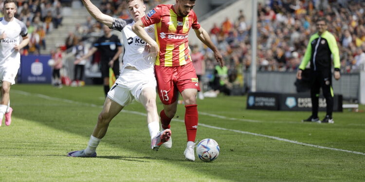 23.04.2023. Kielce. Mecz Korona Kielce - Zagłębie Lubin. / Fot. Jarosław Kubalski - Radio Kielce