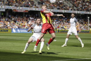 23.04.2023. Kielce. Mecz Korona Kielce - Zagłębie Lubin. / Fot. Jarosław Kubalski - Radio Kielce