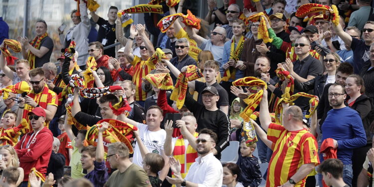 23.04.2023. Kielce. Mecz Korona Kielce - Zagłębie Lubin. / Fot. Jarosław Kubalski - Radio Kielce