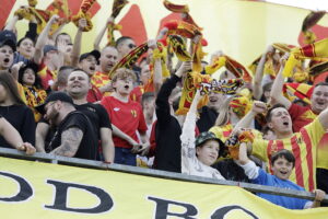 23.04.2023. Kielce. Mecz Korona Kielce - Zagłębie Lubin. / Fot. Jarosław Kubalski - Radio Kielce