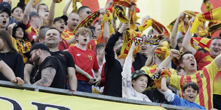 23.04.2023. Kielce. Mecz Korona Kielce - Zagłębie Lubin. / Fot. Jarosław Kubalski - Radio Kielce