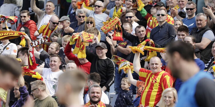 23.04.2023. Kielce. Mecz Korona Kielce - Zagłębie Lubin. / Fot. Jarosław Kubalski - Radio Kielce