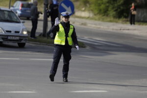 28.04.2023. Kielce. Zawody na najlepszego policjanta ruchu drogowego / Fot. Jarosław Kubalski - Radio Kielce