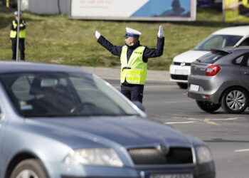 28.04.2023. Kielce. Zawody na najlepszego policjanta ruchu drogowego / Fot. Jarosław Kubalski - Radio Kielce