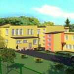 Wizualizacja sali gimnastycznej w Makoszynie / źródło: UG Bieliny