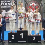 Na zdjęciu: Oskar Białek na 1 miejscu / Fot. Karate. Na zdjęciu: Aleksandra Wysocka na 1 miejscu / Fot. Klub Karate Kyokushin „Chikara”