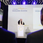 27.04.2023. Radom. Otwarcie lotniska Warszawa-Radom. Na zdjęciu: Marek Solarczyk - biskup radomski / Fot. Wiktor Taszłow – Radio Kielce