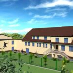 Wizualizacja sali gimnastycznej w Hucie Podłysicy / źródło: UG Bieliny