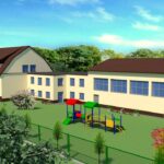 Wizualizacja sali gimnastycznej w Hucie Podłysicy / źródło: UG Bieliny