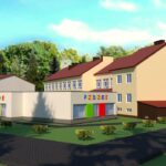 Wizualizacja sali gimnastycznej w Belnie / źródło: UG Bieliny