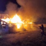 18.04.2023. Majków. Pożar / Fot. PSP Skarżysko