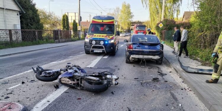 KGP: od początku roku doszło do ponad 500 wypadków z udziałem motocyklistów, zginęły 44 osoby