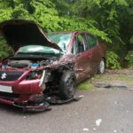 15.05.2023. Długojów. Wypadek / Fot. KM PSP Kielce