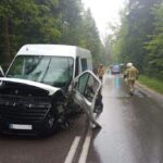 15.05.2023. Długojów. Wypadek / Fot. KM PSP Kielce