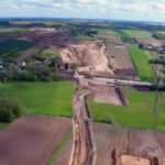 24.05.2023. Budowa obwodnicy Opatowa w ciągu dróg krajowych nr 9 i 74 / źródło: obwodnicaopatowa.pl