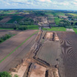 27.04.2023. Budowa obwodnicy Opatowa w ciągu dróg krajowych nr 9 i 74 / źródło: obwodnicaopatowa.pl