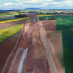 27.04.2023. Budowa obwodnicy Opatowa w ciągu dróg krajowych nr 9 i 74 / źródło: obwodnicaopatowa.pl