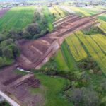 27.04.2023. Budowa obwodnicy Opatowa w ciągu dróg krajowych nr 9 i 74 / źródło: obwodnicaopatowa.pl