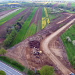 27.04.2023. Budowa obwodnicy Opatowa w ciągu dróg krajowych nr 9 i 74 / źródło: obwodnicaopatowa.pl