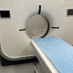 10.05.2023. Morawica. Świętokrzyskie Centrum Psychiatrii. Tomograf komputerowy / Fot. Piotr Kiełbowski