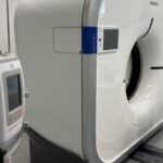 10.05.2023. Morawica. Świętokrzyskie Centrum Psychiatrii. Tomograf komputerowy / Fot. Piotr Kiełbowski