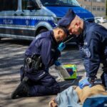 09.05.2023. Kielce. Wojewódzkie eliminacje „VIII Ogólnopolskich Zawodów Ratowników Policyjnych z Kwalifikowanej Pierwszej Pomocy” / Fot. świętokrzyska policja