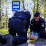 09.05.2023. Kielce. Wojewódzkie eliminacje „VIII Ogólnopolskich Zawodów Ratowników Policyjnych z Kwalifikowanej Pierwszej Pomocy” / Fot. świętokrzyska policja