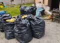 Na zdjęciu: worki z nielegalnym tytoniem / Fot. świętokrzyska policja