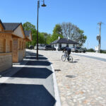 Bodzentyn. Zmodernizowany targ, tzw. „mała targowica” / źródło: bodzentyn.pl