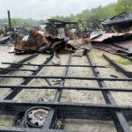 15.05.2023. Niebo. Straty po pożarze / Fot. Magdalena Galas-Klusek - Radio Kielce