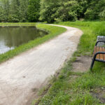 20.05.2023. Kielce. Zalew Kielecki. Ścieżka wokół zalewu / Fot. Wiktor Taszłow - Radio Kielce