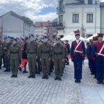 12.05.2023. Opatów. Ślubowanie uczniów klas mundurowych / Fot. Grażyna Szlęzak - Radio Kielce