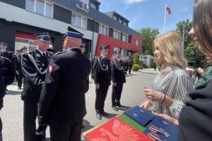 22.05.2023. Sandomierz. Powiatowe obchody Dnia Strażaka / Fot. Grażyna Szlęzak - Radio Kielce