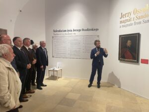 30.05.2023. Sandomierz. Muzeum Zamkowe. Otwarcie wystawy „Jerzy Ossoliński - magnat z Sandomierza". / Fot. Grażyna Szlęzak - Radio Kielce