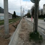 05.04.2023. Pińczów. Nowo budowana ścieżka rowerowa / Fot. Marta Gajda-Kruk - Radio Kielce