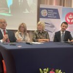 29.05.2023. Kielce. Konferencja dotycząca Krajowej Sieci Onkologicznej. Na zdjęciu (od lewej): prof. Stanisław Góźdź - dyrektor Świętokrzyskiego Centrum Onkologii, mgr Renata Wachowicz - MBA - dyrektor Uniwersyteckiego Centrum Klinicznego im. prof. K. Gibińskiego Śląskiego Uniwersytetu Medycznego w Katowicach, członek zarządu Polskiej Unii Szpitali Klinicznych i Polskiego Towarzystwo Koderów Medycznych, prof. Grażyna Nowak Starz z Collegium Medicum Uniwersytetu Jana Kochanowskiego w Kielcach; dr n. o zdr. Michał Chrobot - prezes zarządu Polskiego Towarzystwa Koderów Medycznych / Fot. Iwona Murawska-Bujnowicz - Radio Kielce