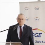 11.05.2023. Kielce. Otwarcie nowego bloku gazowego PGE Energia Ciepła. Na zdjęciu: Przemysław Kołodziejak - wiceprezes PGE / Fot. Jarosław Kubalski - Radio Kielce