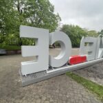 17.05.2023. Kielce. KCK. Napis I love Kielce / Fot. Jarosław Kubalski - Radio Kielce