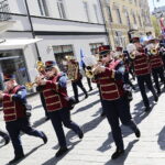 01.05.2023. Kielce. Pochód pierwszomajowy / Fot. Wiktor Taszłow - Radio Kielce