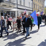 01.05.2023. Kielce. Pochód pierwszomajowy / Fot. Wiktor Taszłow - Radio Kielce