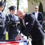 05.05.2023. Kielce. Uroczystość nadania sztandaru dla Aresztu Śledczego w Kielcach. Na zdjęciu: Mariusz Gosek – poseł / Fot. Wiktor Taszłow - Radio Kielce