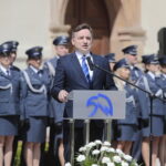 05.05.2023. Kielce. Uroczystość nadania sztandaru dla Aresztu Śledczego w Kielcach. Na zdjęciu: Zbigniew Ziobro – minister sprawiedliwości / Fot. Wiktor Taszłow - Radio Kielce