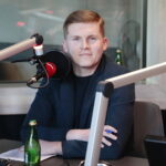 08.05.2023. Studio Polityczne Radia Kielce. Na zdjęciu Łukasz Wasilewski - Konfederacja. / Fot. Wiktor Taszłow - Radio Kielce