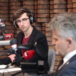 08.05.2023. Studio Polityczne Radia Kielce. / Fot. Wiktor Taszłow - Radio Kielce
