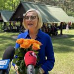 31.05.2023. Kielce. Piknik w ramach projektu „Sprawni Seniorzy są Ponadczasowi”. Na zdjęciu: Renata Janik - wicemarszałek województwa / Fot. Michał Kita - Radio Kielce