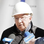 04.05.2023. Kielce. Przebudowa siedziby Teatru Stefana Żeromskiego. Na zdjęciu: poseł Krzysztof Lipiec / fot. Jarosław Kubalski - Radio Kielce