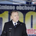 07.05.2023. Łukowa w gminie Wolica. Jubileusz OSP. Na zdjęciu: Robert Jaworski - burmistrz Chęcin. / Fot. Jarosław Kubalski - Radio Kielce