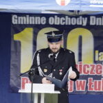 07.05.2023. Łukowa w gminie Wolica. Jubileusz OSP. Na zdjęciu: Mateusz Ślusarczyk - prezes OSP Łukowa. / Fot. Jarosław Kubalski - Radio Kielce